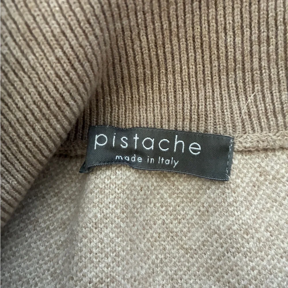Pistache Neutral Herringbone Skirt - Beige - Size M